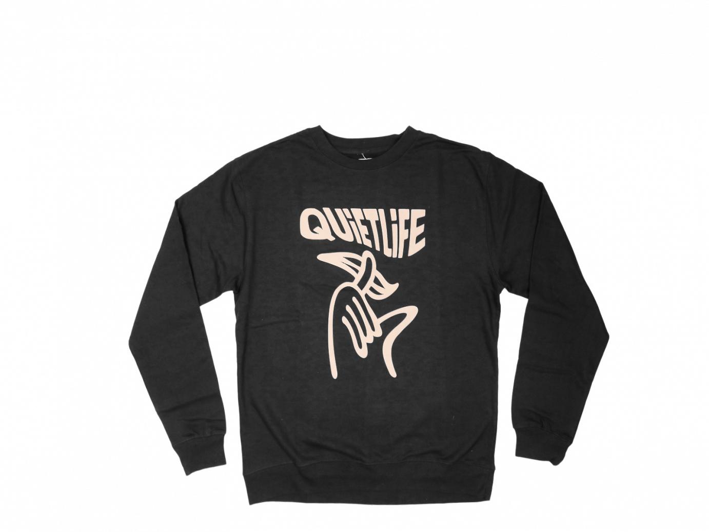 QUIET LIFE SHHH WAVEY CREW NECK